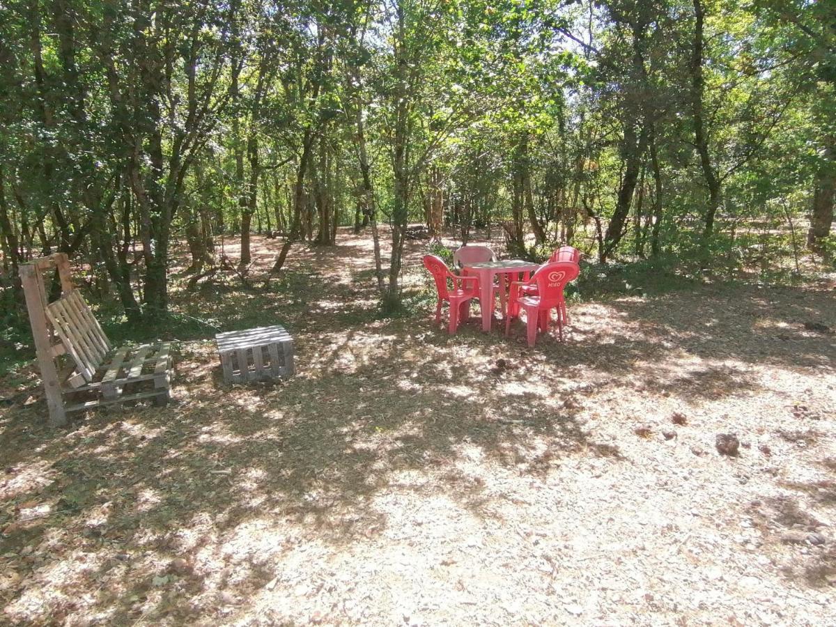 Emplacement Tente Camping Car Saint-Aubin-de-Nabirat Exterior foto